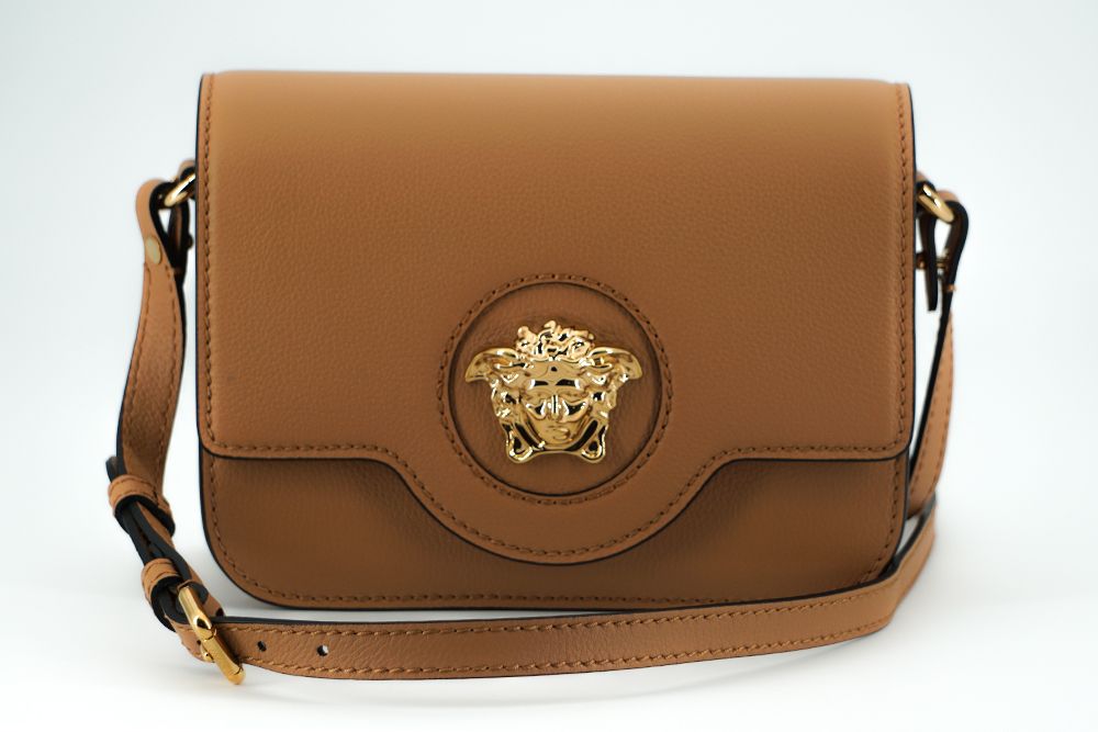 Luxour, Versace - Canvas Beige Shoulder Bag, 