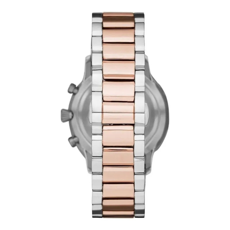 Luxour, Emporio Armani Elegant Two-Tone Timepiece for Men, 