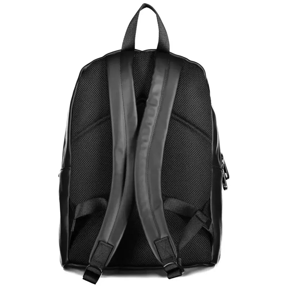 Luxour, Calvin Klein Black Polyester Men Backpack, 