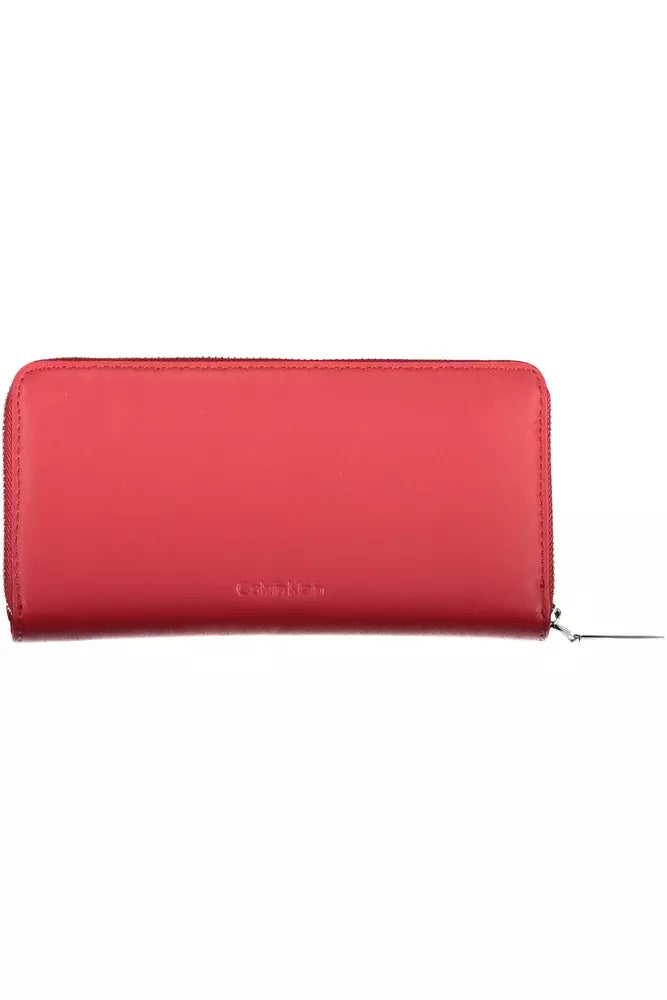 Luxour, Calvin Klein Red Polyethylene Women Wallet, 