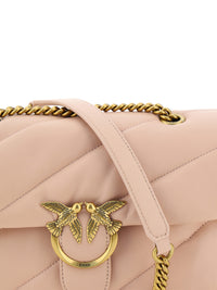 Thumbnail for PINKO Elegant Light Pink Quilted Shoulder Bag