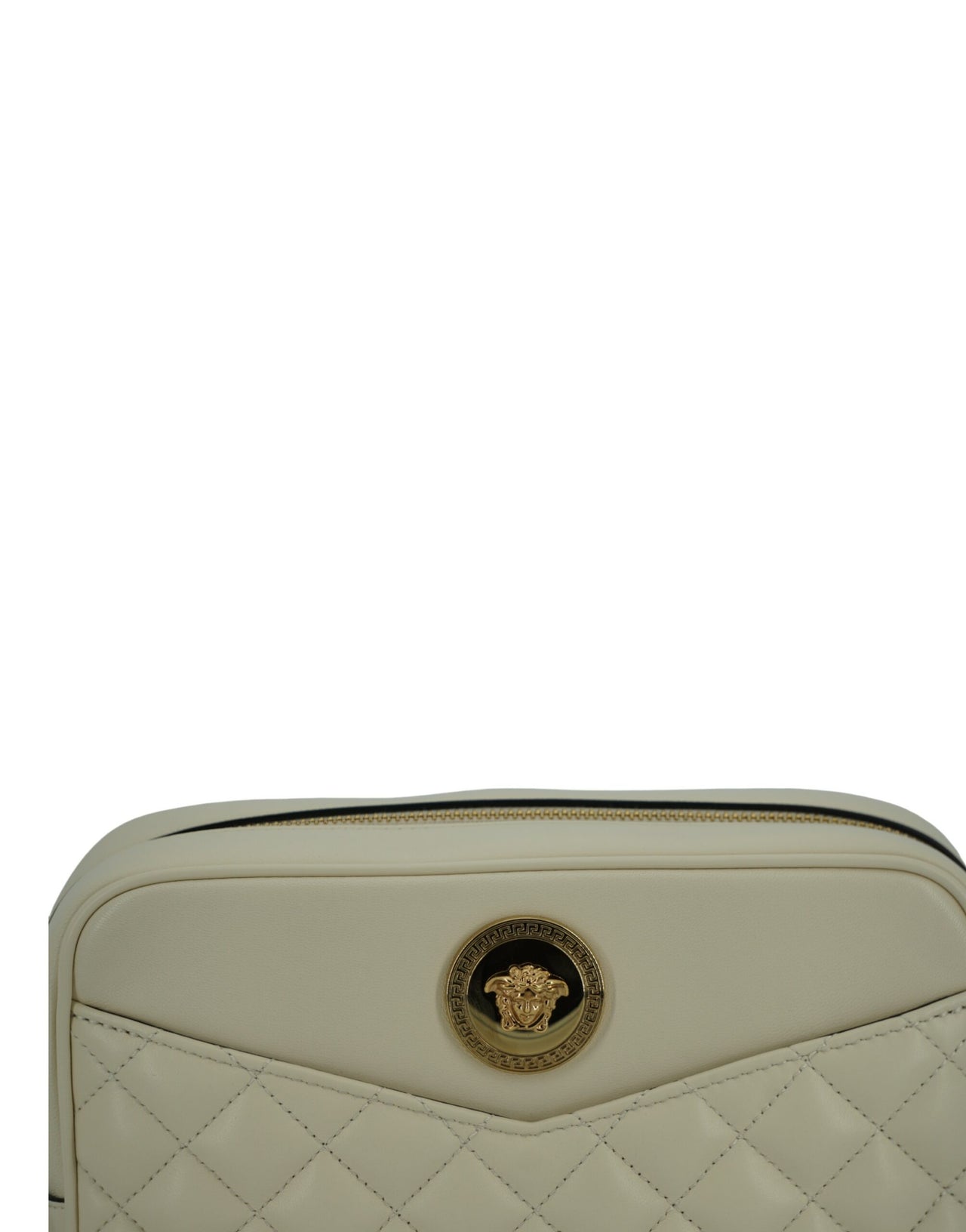 Luxour, Versace - Canvas Beige Shoulder Bag, 