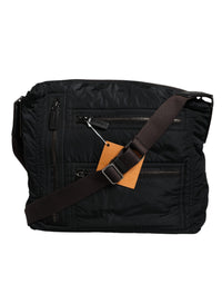 Thumbnail for Tod's Black Canvas Pockets Crossbody Strap Shoulder Bag