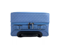 Thumbnail for Michael Kors Travel Small Pacific Blue Signature Trolley Rolling Suitcase Carry On