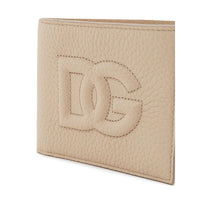 Thumbnail for Dolce & Gabbana Beige Leather Wallet