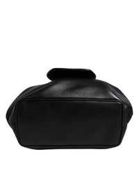 Thumbnail for Dolce & Gabbana Black Calfskin Leather Shoulder Clutch Bag