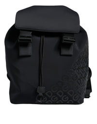 Thumbnail for Dolce & Gabbana Black DG Mania Neoprene Travel Back Pack Bag