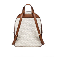 Thumbnail for Michael Kors Jaycee Medium Vanilla Signature Backpack