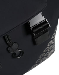 Thumbnail for Dolce & Gabbana Black DG Mania Neoprene Travel Back Pack Bag