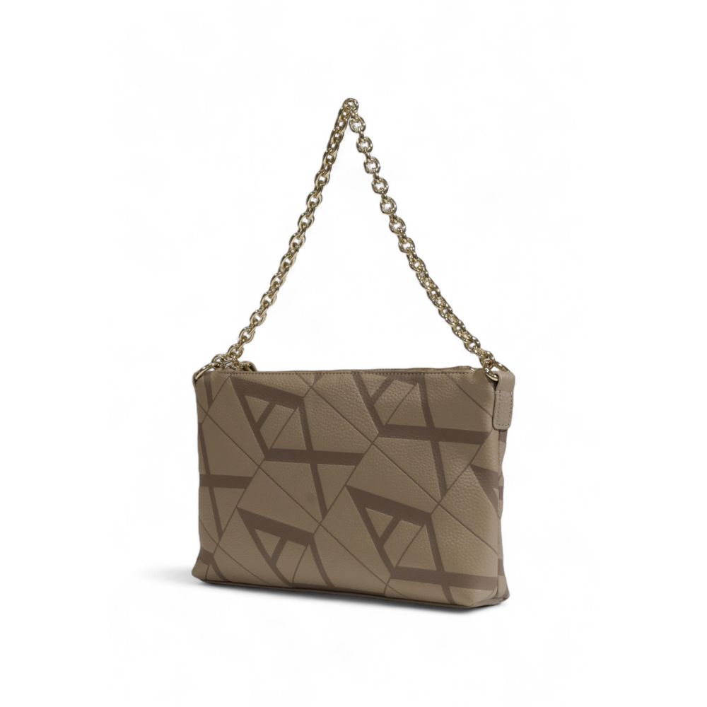 Luxour, Armani Exchange - Canvas Beige Shoulder Bag, 