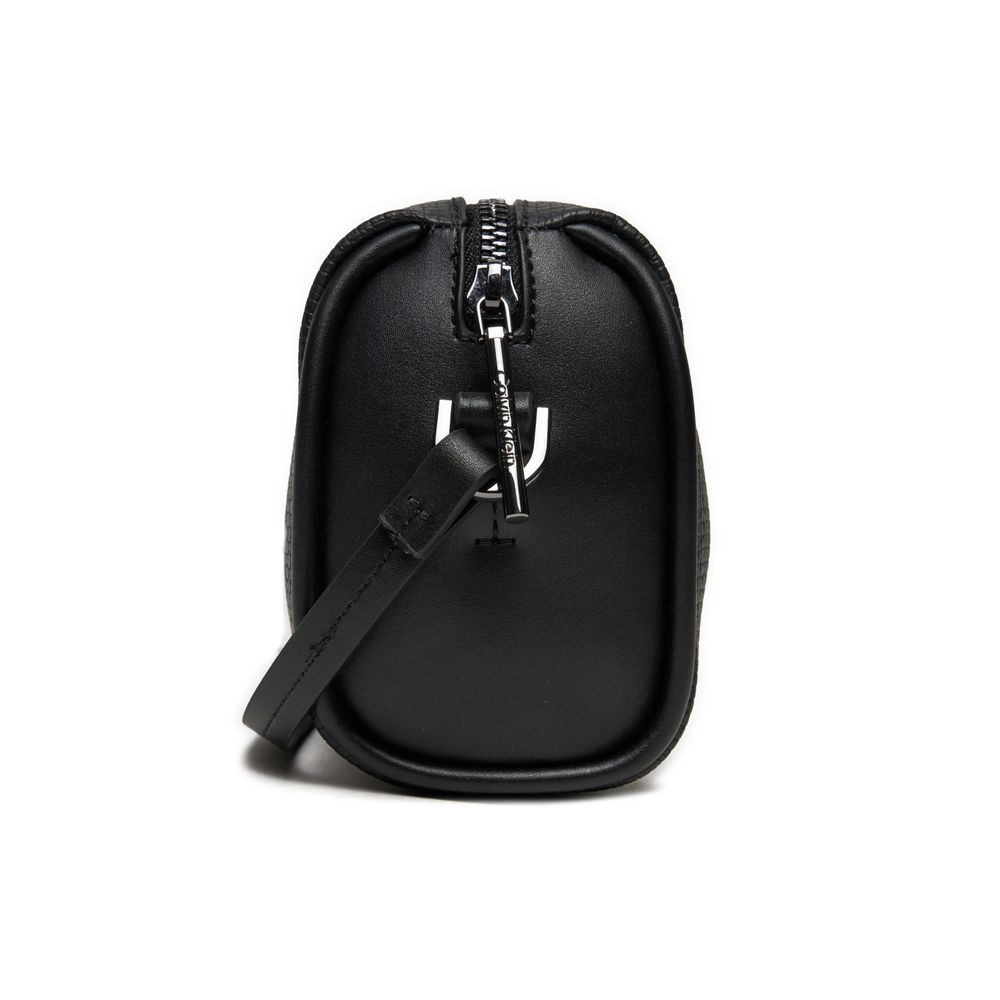 Calvin Klein Jeans Black Synthetic Leather Handbag