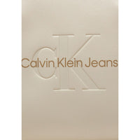 Thumbnail for Calvin Klein Jeans Beige Synthetic Leather Handbag