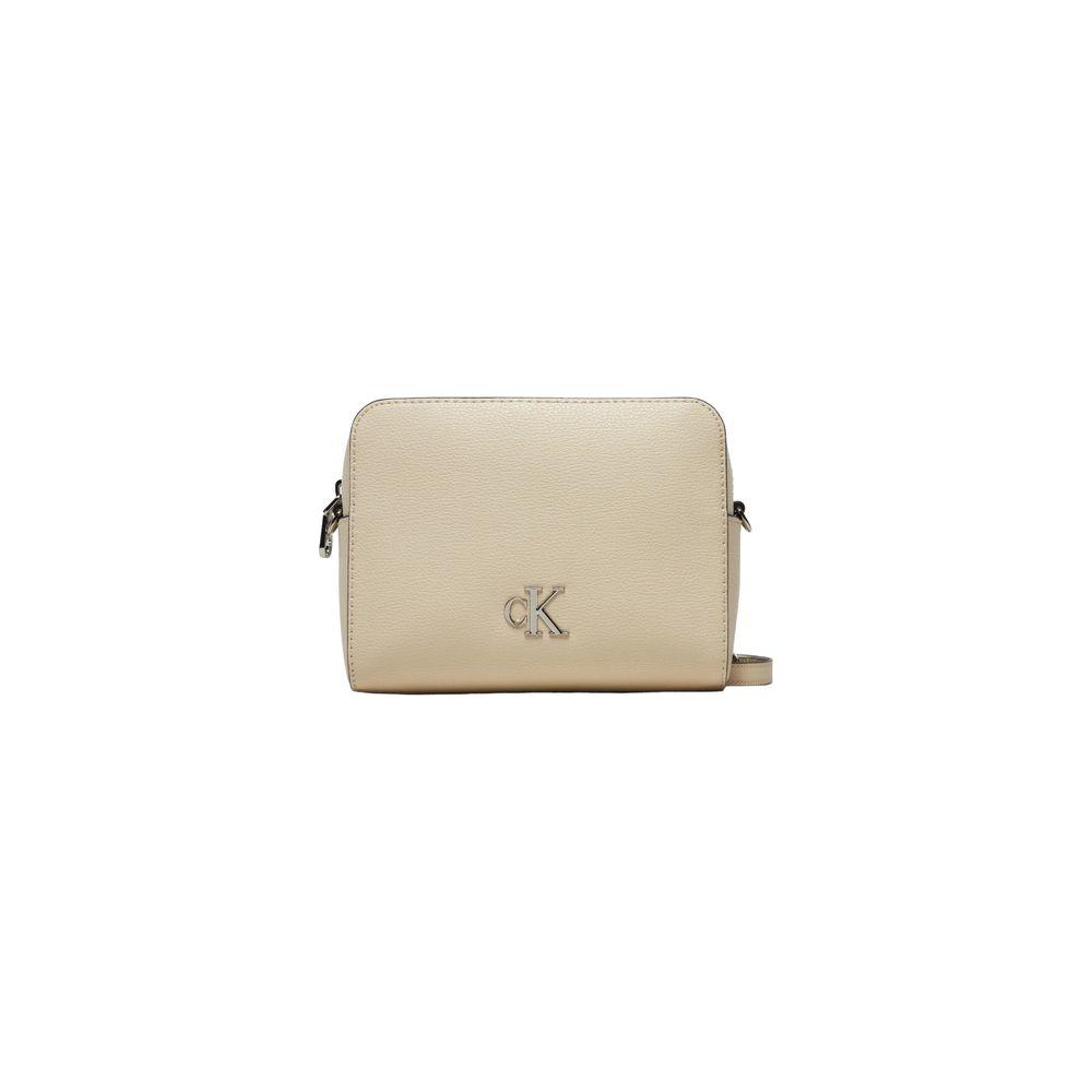 Luxour, Calvin Klein Jeans Beige Polyethylene Handbag, 