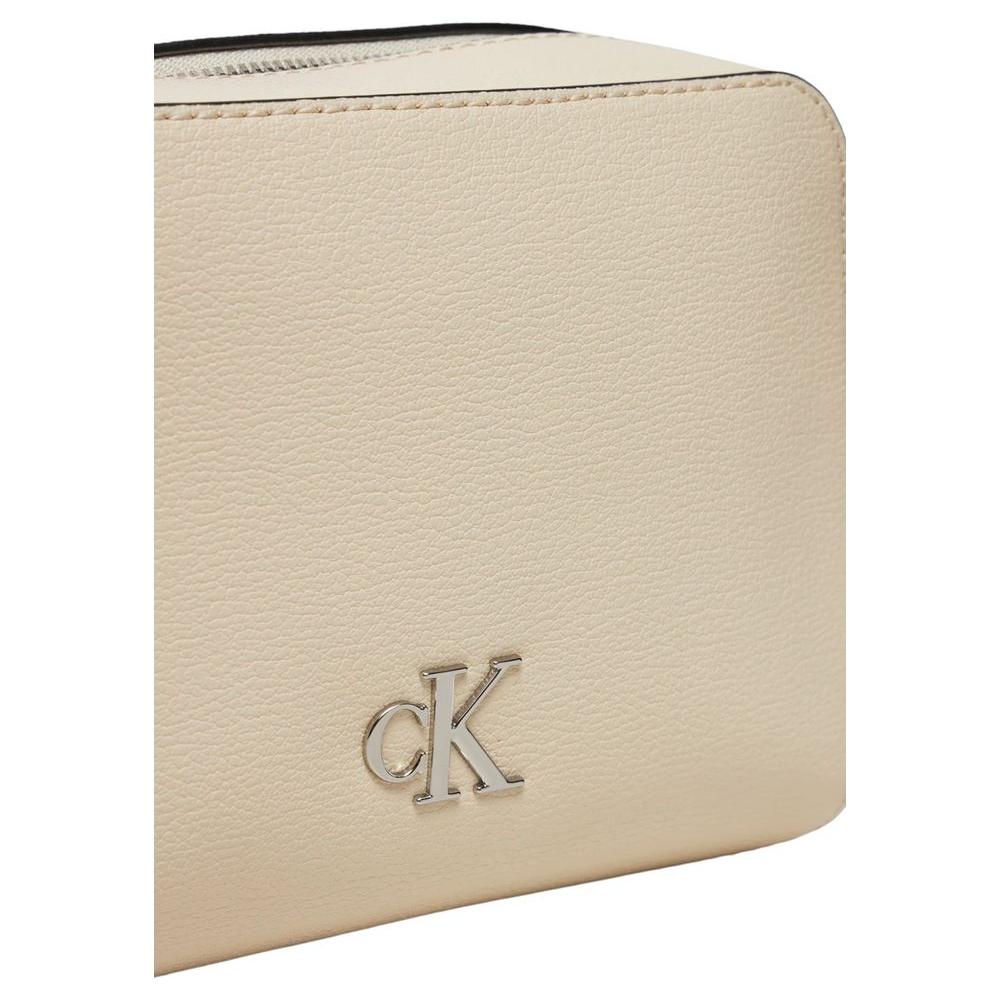 Luxour, Calvin Klein Jeans Beige Polyethylene Handbag, 