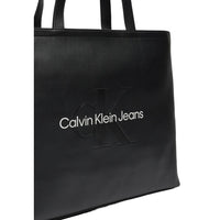 Thumbnail for Calvin Klein Jeans Black And White Polyethylene Handbag