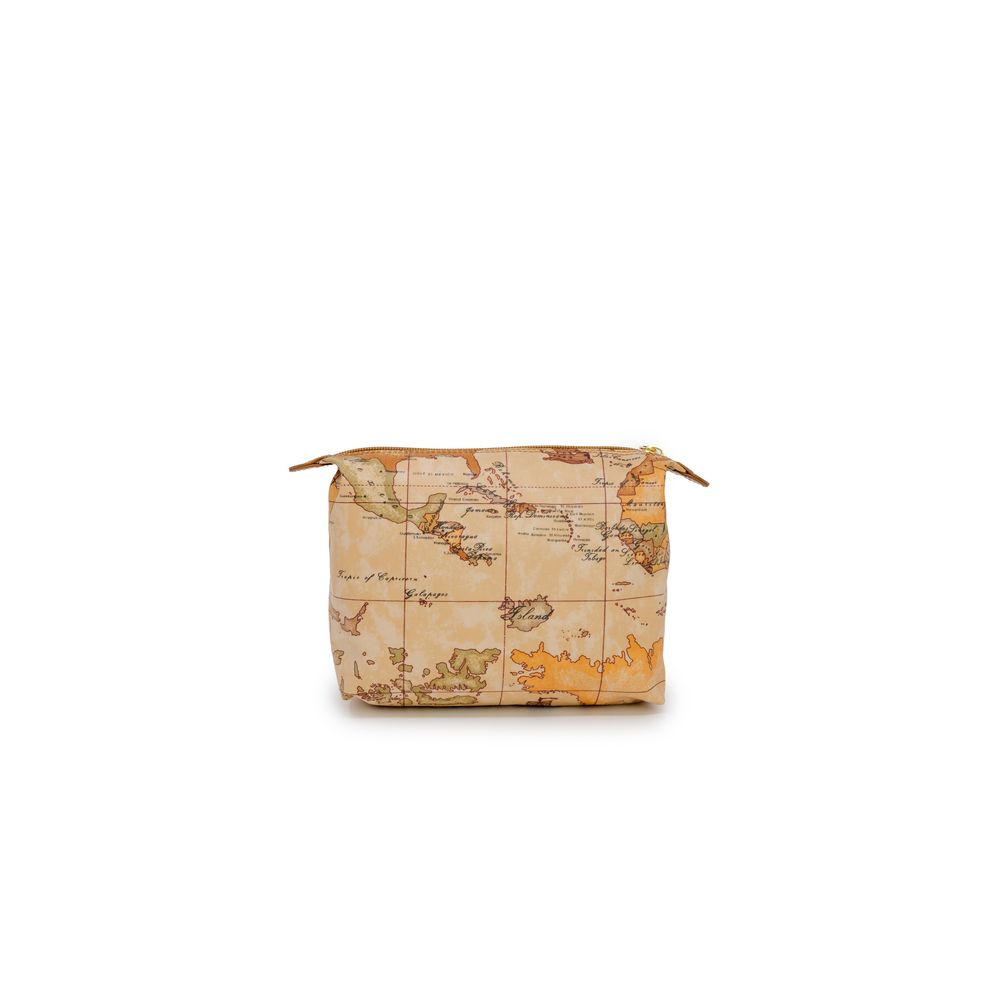 Luxour, Alviero Martini Prima Classe Beige Polyester Leather Accessory, 