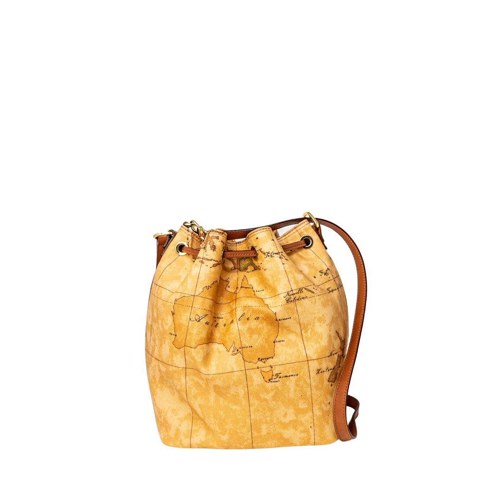 Luxour, Alviero Martini Prima Classe Beige Leather Handbag, 