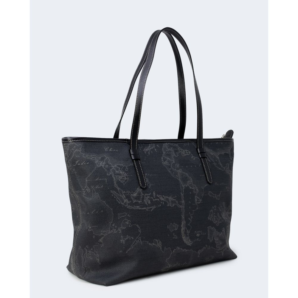 Luxour, Alviero Martini Prima Classe Black Polyester Handbag, 