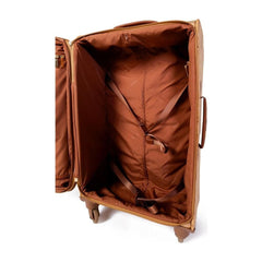 Alviero Martini Prima Classe Beige Cotton Luggage And Travel