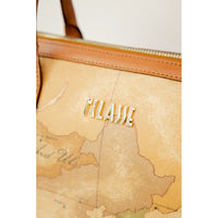 Thumbnail for Luxour, Alviero Martini Prima Classe Beige Leather Handbag, 