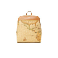 Thumbnail for Alviero Martini Prima Classe Beige Cotton Backpack