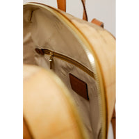 Thumbnail for Alviero Martini Prima Classe Beige Cotton Backpack