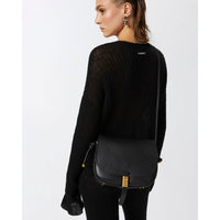 Thumbnail for PINKO Black Leather Crossbody Bag