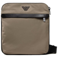 Luxour, Emporio Armani Beige Nylon Messenger Bag, 