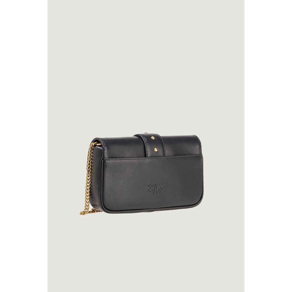 Luxour, PINKO Black Leather Handbag, 