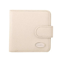 Luxour, Dolce & Gabbana White Dauphine Leather Condom Case Holder Pocket Wallet, 