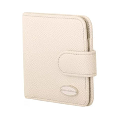 Luxour, Dolce & Gabbana White Dauphine Leather Condom Case Holder Pocket Wallet, 