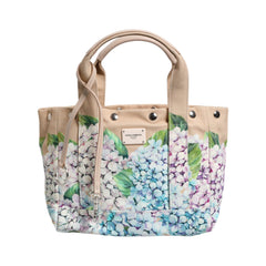 Luxour, Dolce & Gabbana Multicolor Floral Canvas TANIA Top Handle Tote Bag, 