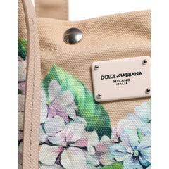 Luxour, Dolce & Gabbana Multicolor Floral Canvas TANIA Top Handle Tote Bag, 