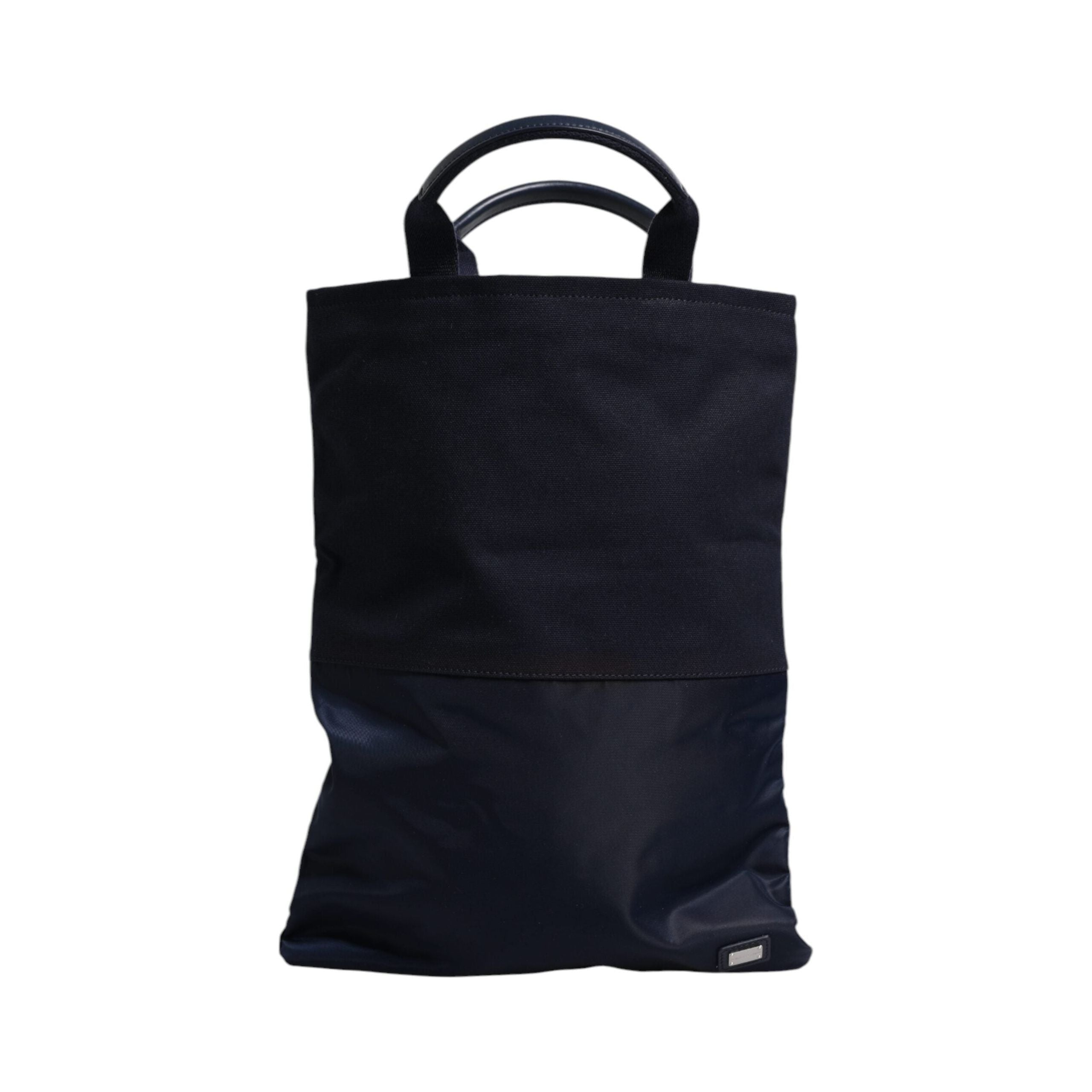 Luxour, Dolce & Gabbana Dark Blue Nylon Shoulder Baby Tote Diaper Bag, 