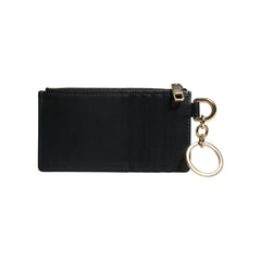 Luxour, Dolce & Gabbana Black Calfskin Leather DG Logo Card Holder Wallet, 