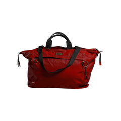 Luxour, Dolce & Gabbana Red Nylon Calfskin Hand Shoulder Duffel Bag, 