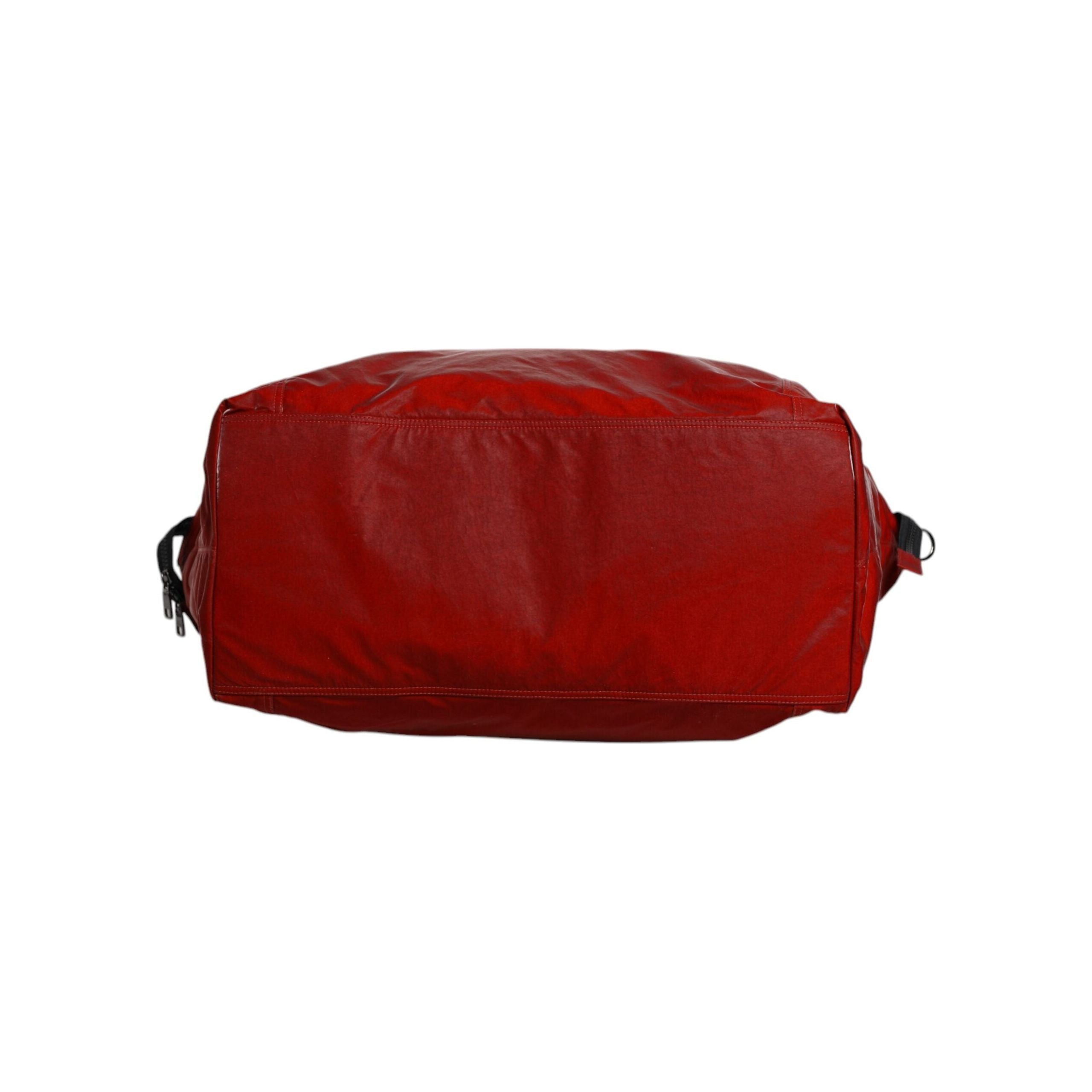 Luxour, Dolce & Gabbana Red Nylon Calfskin Hand Shoulder Duffel Bag, 