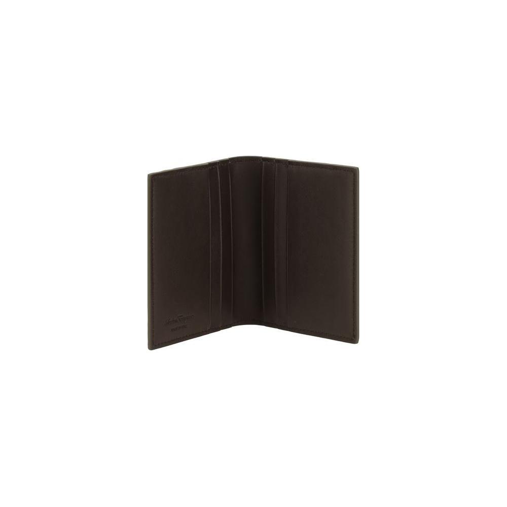 Luxour, Ferragamo Gancini leather Card Holder, 