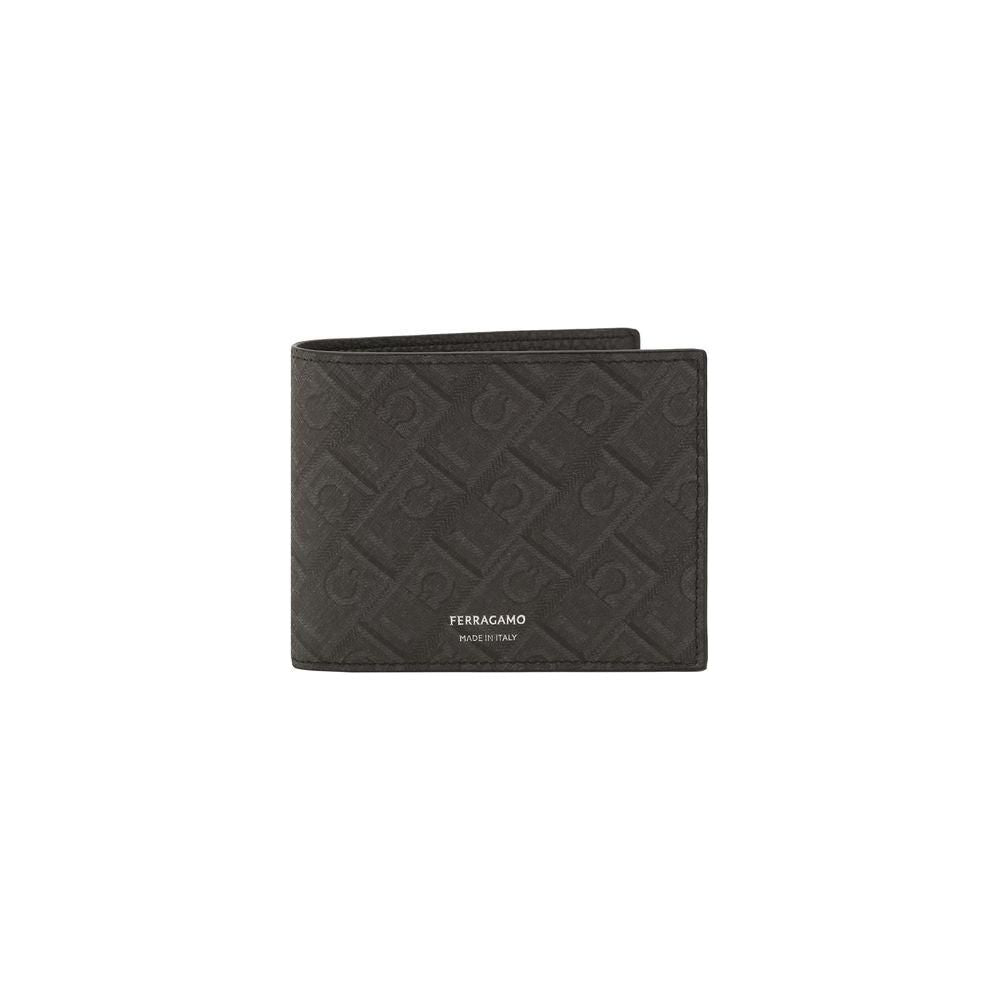 Luxour, Ferragamo Gancini pattern leather Wallet, 