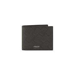 Luxour, Ferragamo Gancini pattern leather Wallet, 