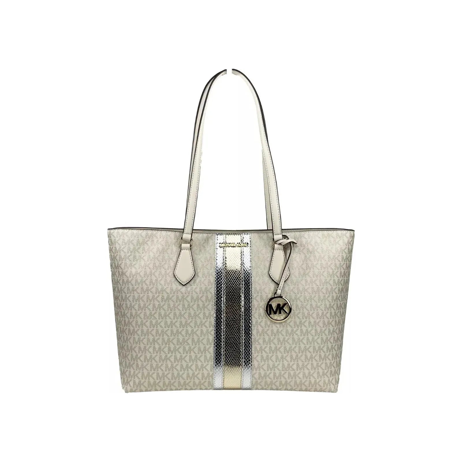 Luxour, Michael Kors Sheila Large Tote Purse Bag Pale Gold, 