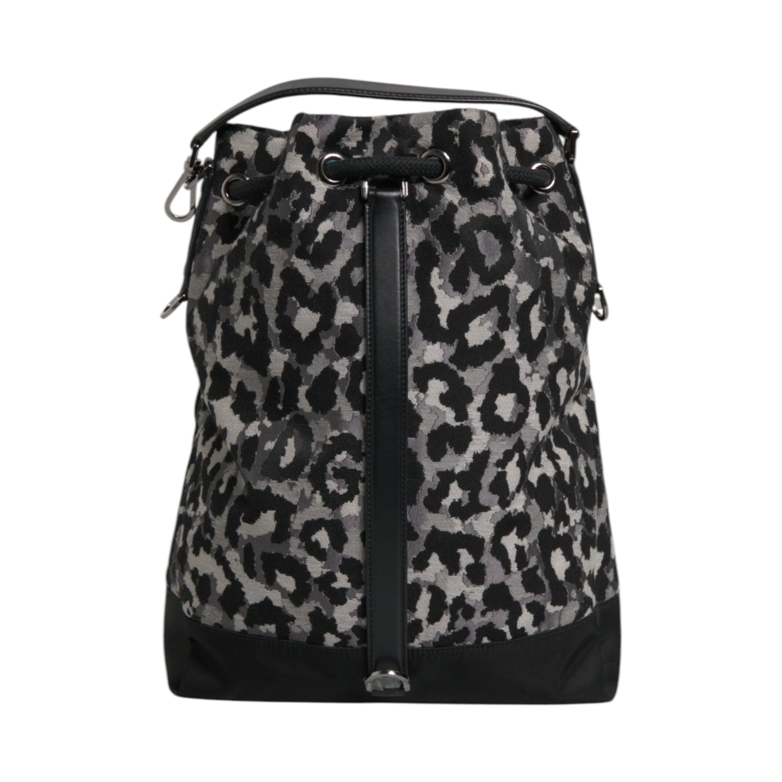 Luxour, Dolce & Gabbana Multicolor Leopard Jacquard Hobo Crossbody Borse Bag, 