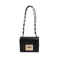 Luxour, Dolce & Gabbana Black Joy Therapy Lola Studded Leather Crossbody Bag, 