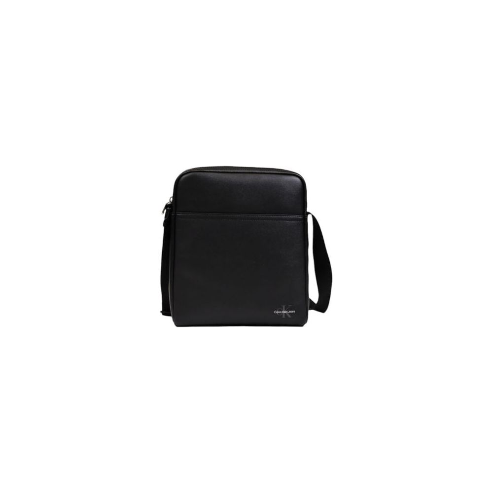 Luxour, Calvin Klein Black Polyethylene Messenger Bag, 