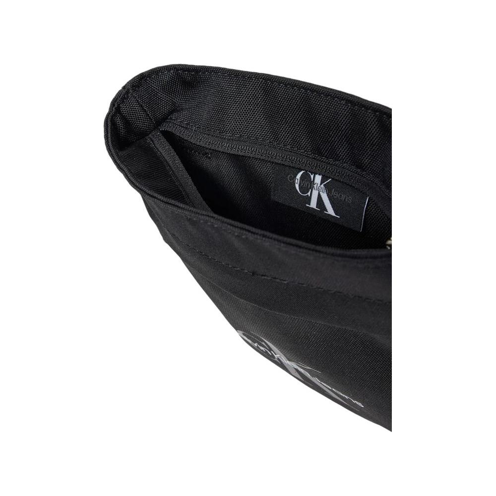 Luxour, Calvin Klein Jeans Black Recycled Polyester Messenger Bag, 