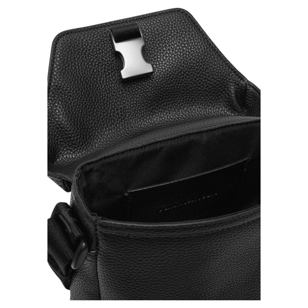 Luxour, Calvin Klein Black Polyethylene Messenger Bag, 