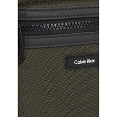 Luxour, Calvin Klein Green Recycled Polyester Messenger Bag, 