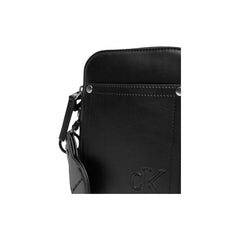 Luxour, Calvin Klein Jeans Black Polyethylene Messenger Bag, 