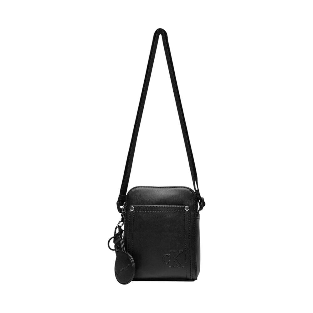 Luxour, Calvin Klein Jeans Black Polyethylene Messenger Bag, 