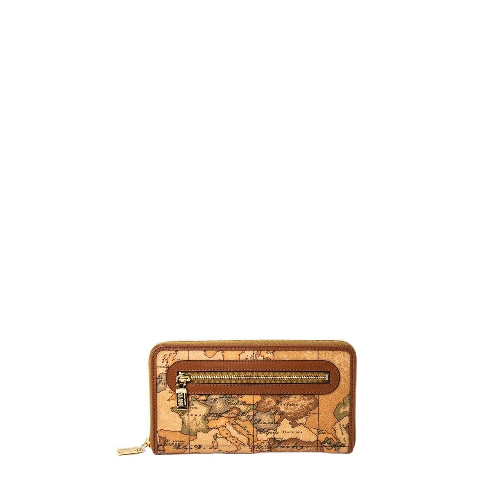 Luxour, Alviero Martini Prima Classe Beige Leather Wallet, 